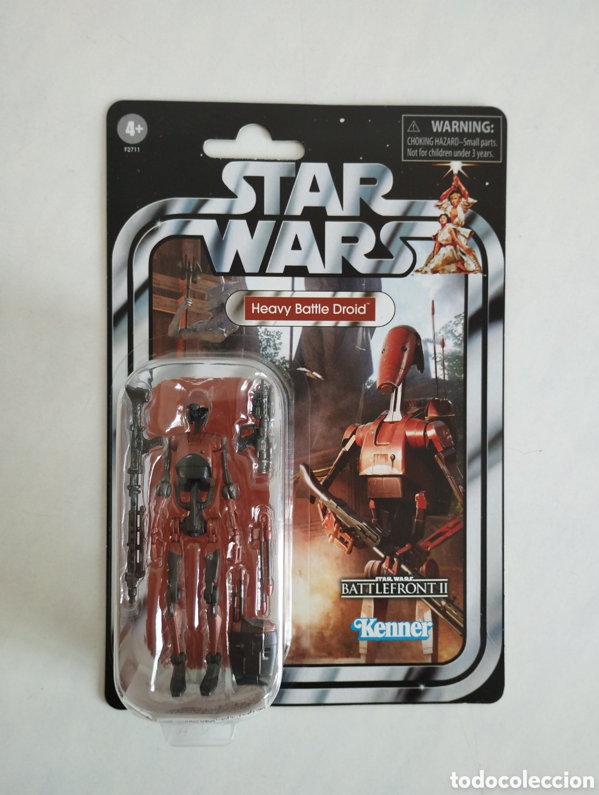 Figuras y Mu&ntilde;ecos Star Wars: STAR WARS HEAVY BATTLE DROID BATTLEFRONT II THE VINTAGE COLLECTION BLISTER SIN ABRIR KENNER