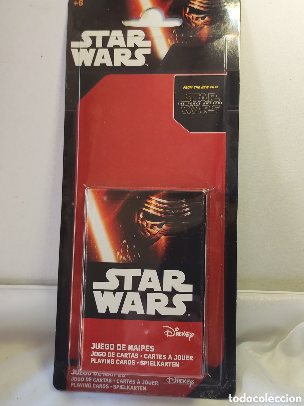 Figuras y Mu&ntilde;ecos Star Wars: STAR WARS. Juego de naipes sellada en su embalaje original. Disney. Fornier.