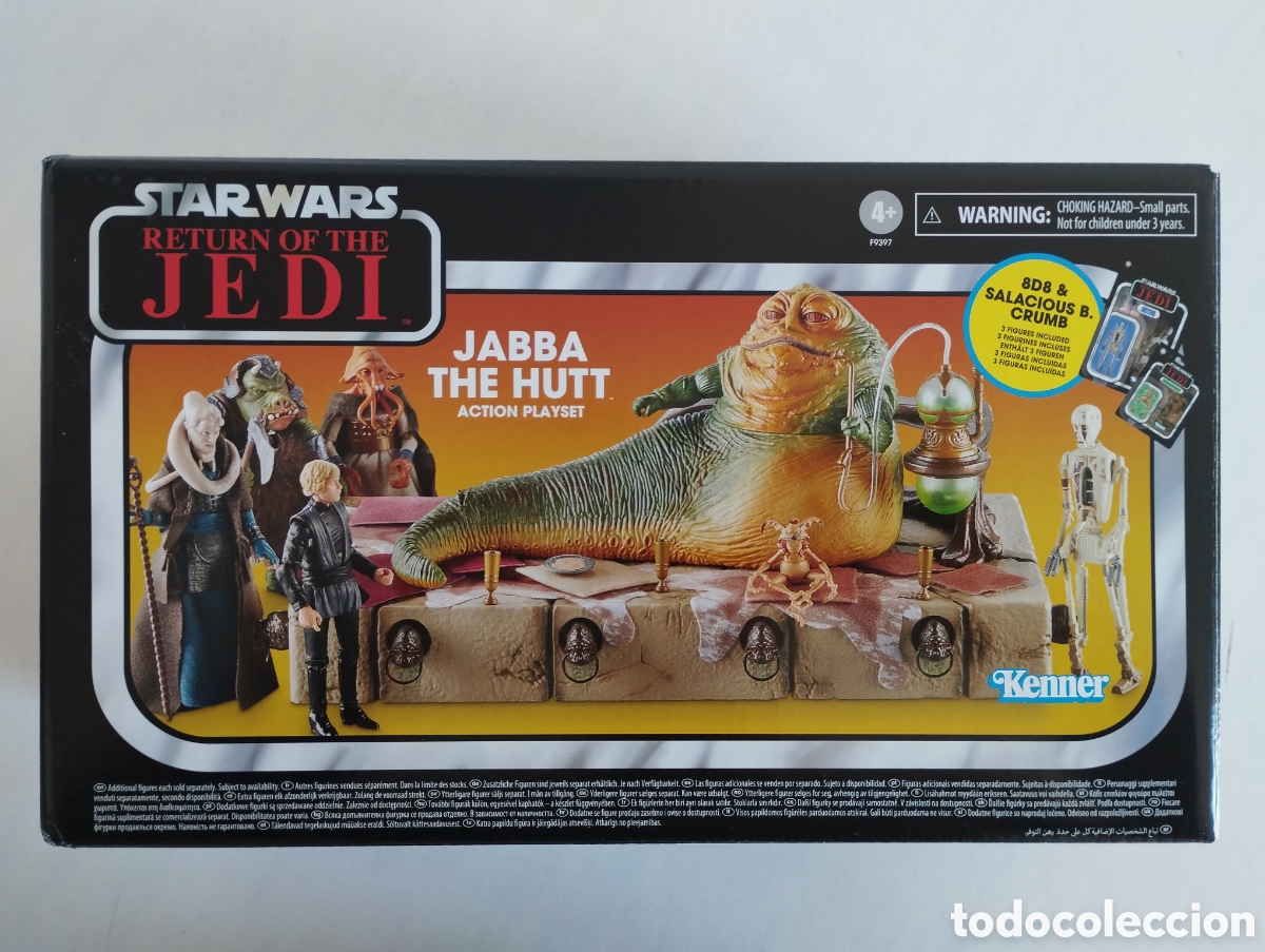 Figuras y Mu&ntilde;ecos Star Wars: STAR WARS JABBA THE HUTT ACTION PLAYSET RETURN OF THE JEDI THE VINTAGE COLLECTION SIN ABRIR KENNER