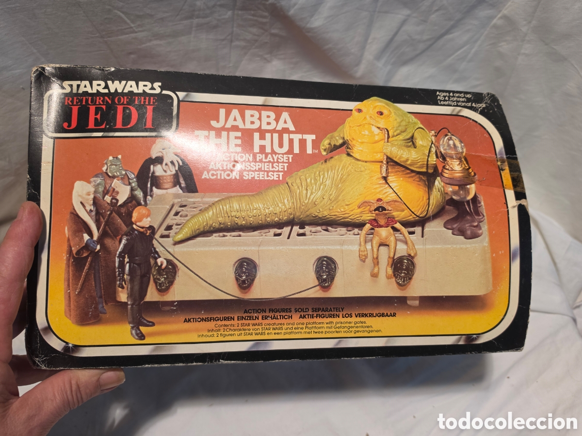 Figuras y Mu&ntilde;ecos Star Wars: STAR WARS. RETURN OF THE JEDI. JABBA THE HUTT. MADE IN HONG KONG.