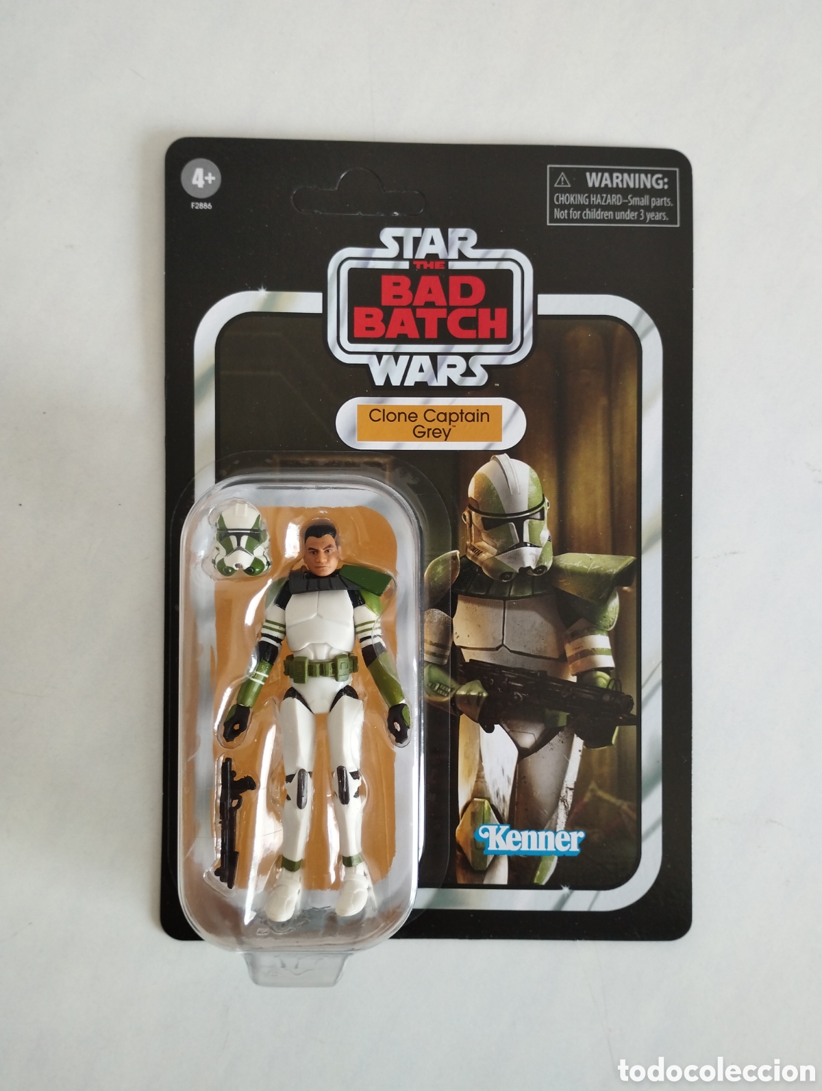 Figuras y Mu&ntilde;ecos Star Wars: STAR WARS CLONE CAPTAIN GREY THE BAD BATCH THE VINTAGE COLLECTION BLISTER SIN ABRIR KENNER