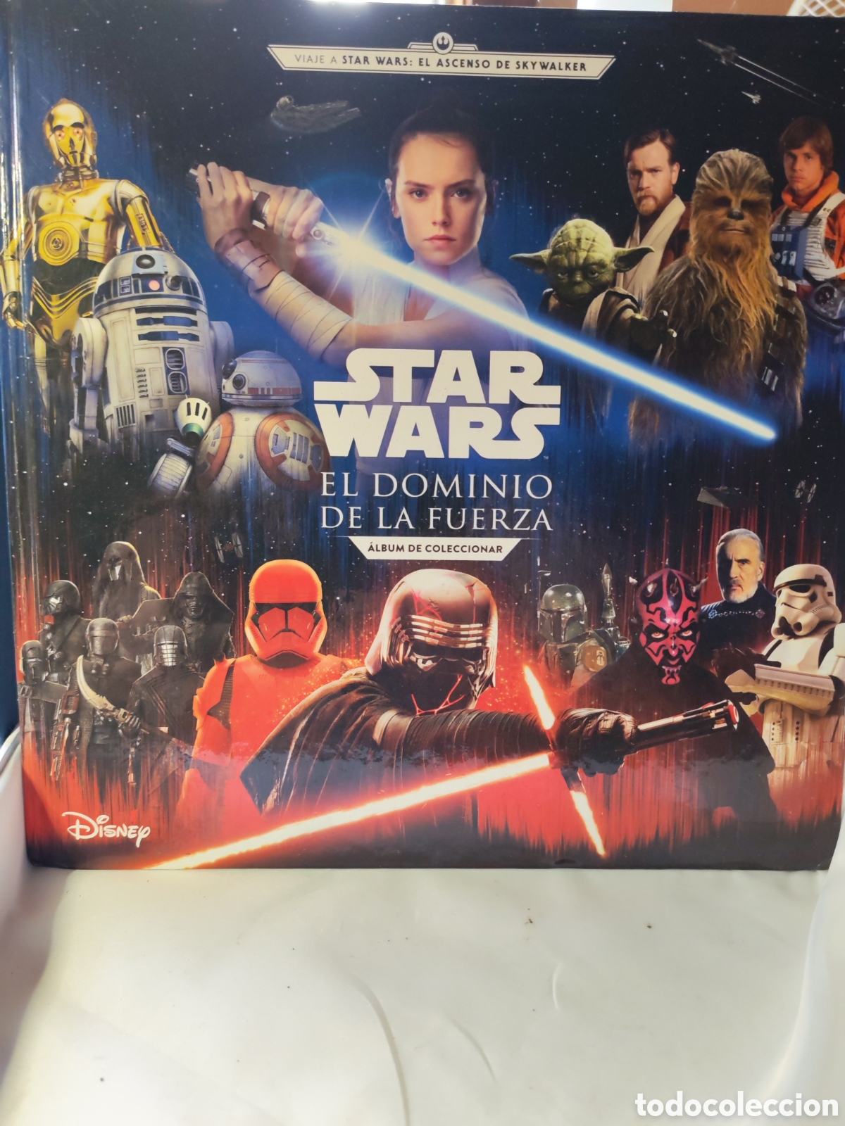 Figuras y Mu&ntilde;ecos Star Wars: Star Wars. Album de coleccionsta de cromos &rdquo;El dominio de la fuerza&rdquo;. 2019. Hipercor.