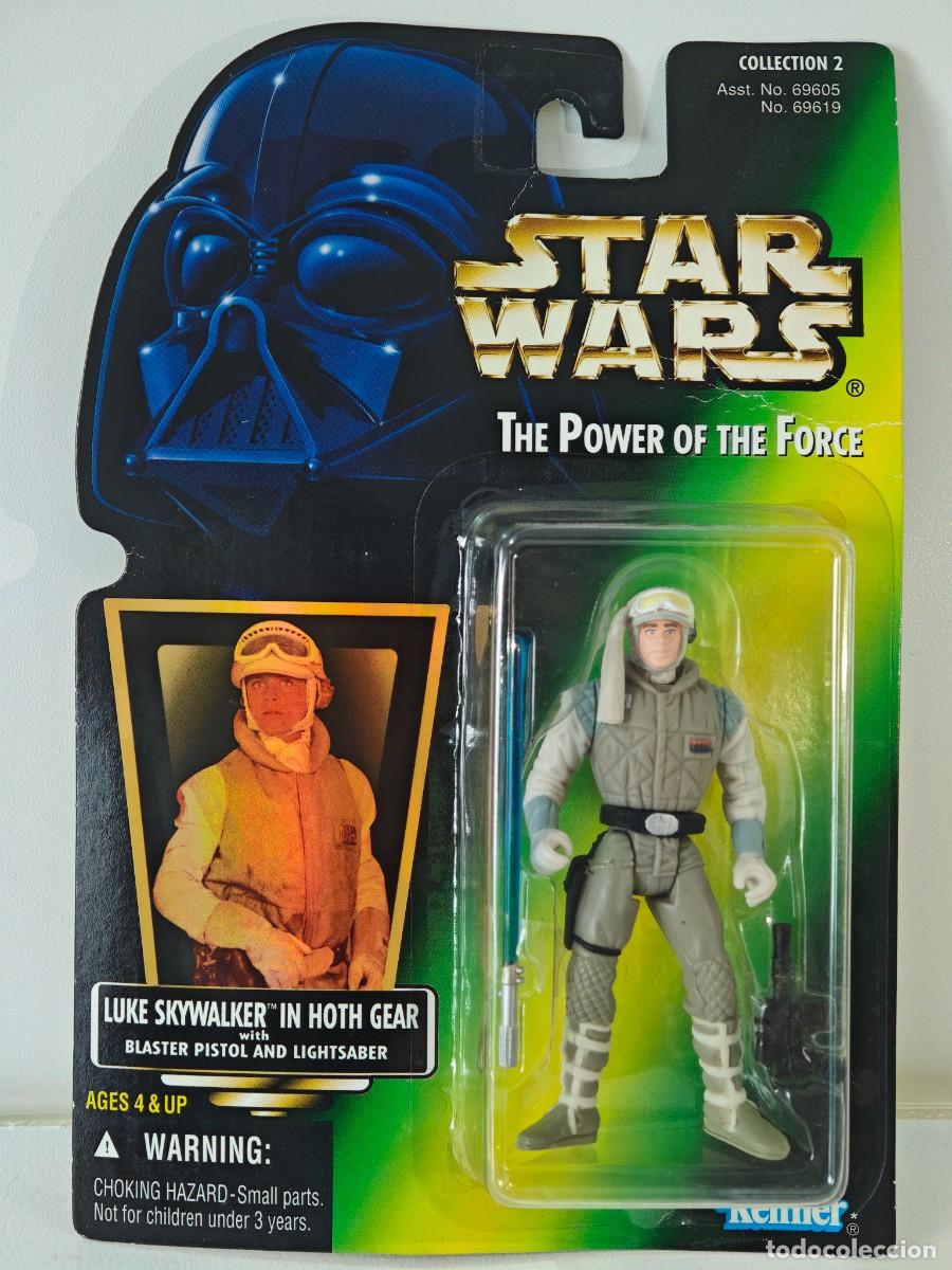 Figuras y Mu&ntilde;ecos Star Wars: Luke Skywalker Hoth Gear POTF Lightsaber