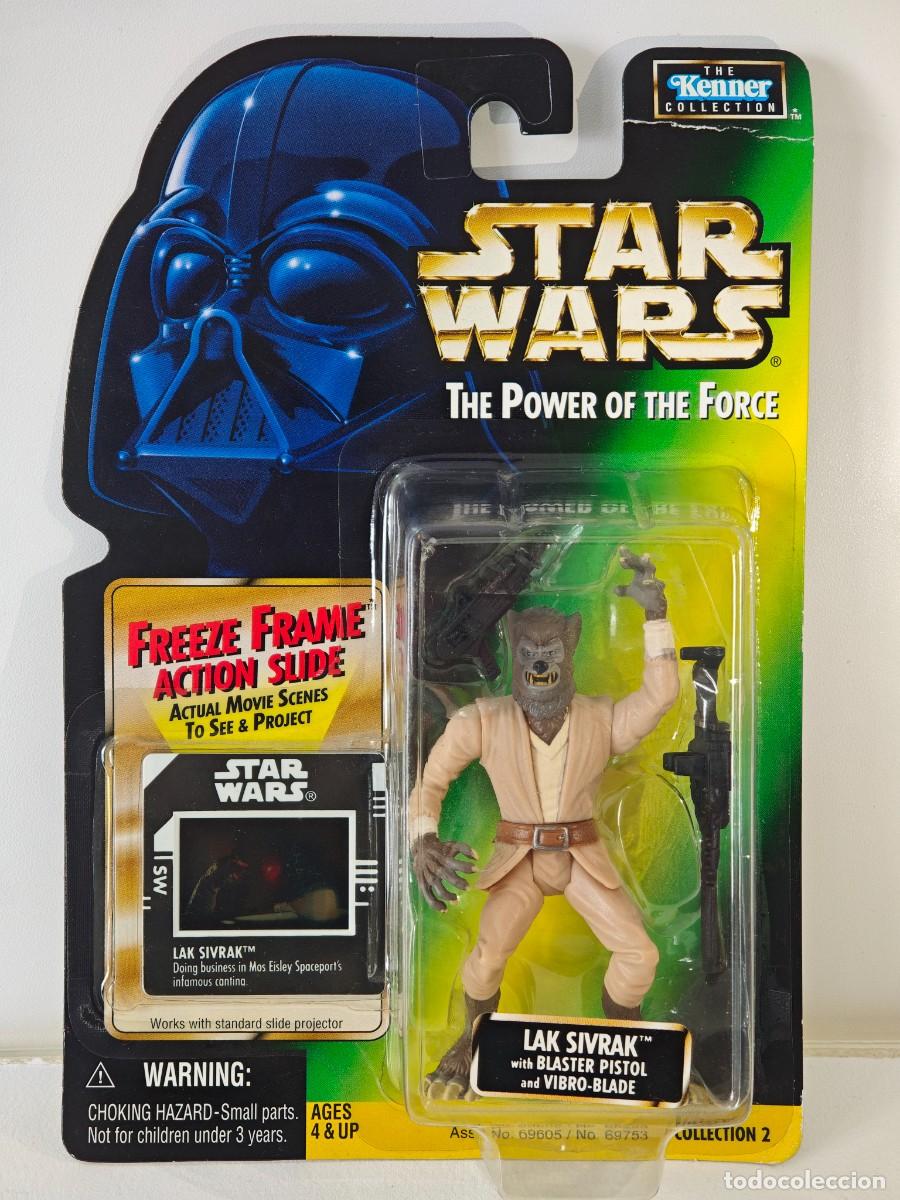 Figuras y Mu&ntilde;ecos Star Wars: Lak Sivrak Blaster Vibro Blade POTF Freeze Frame