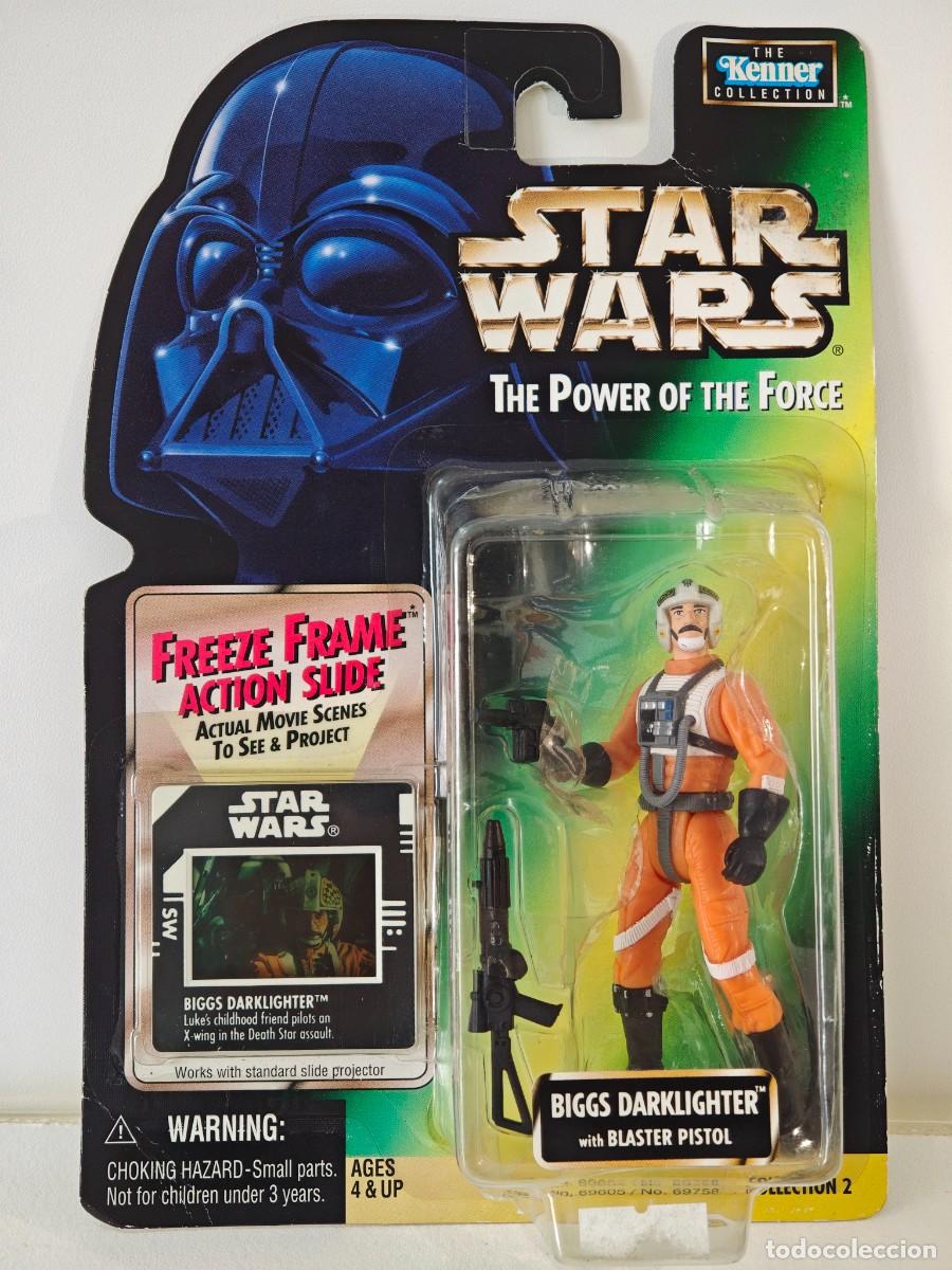Figuras y mu&ntilde;ecos Star Wars: Star Wars Biggs DarkLighter POTF Freeze Frame - Foto 1