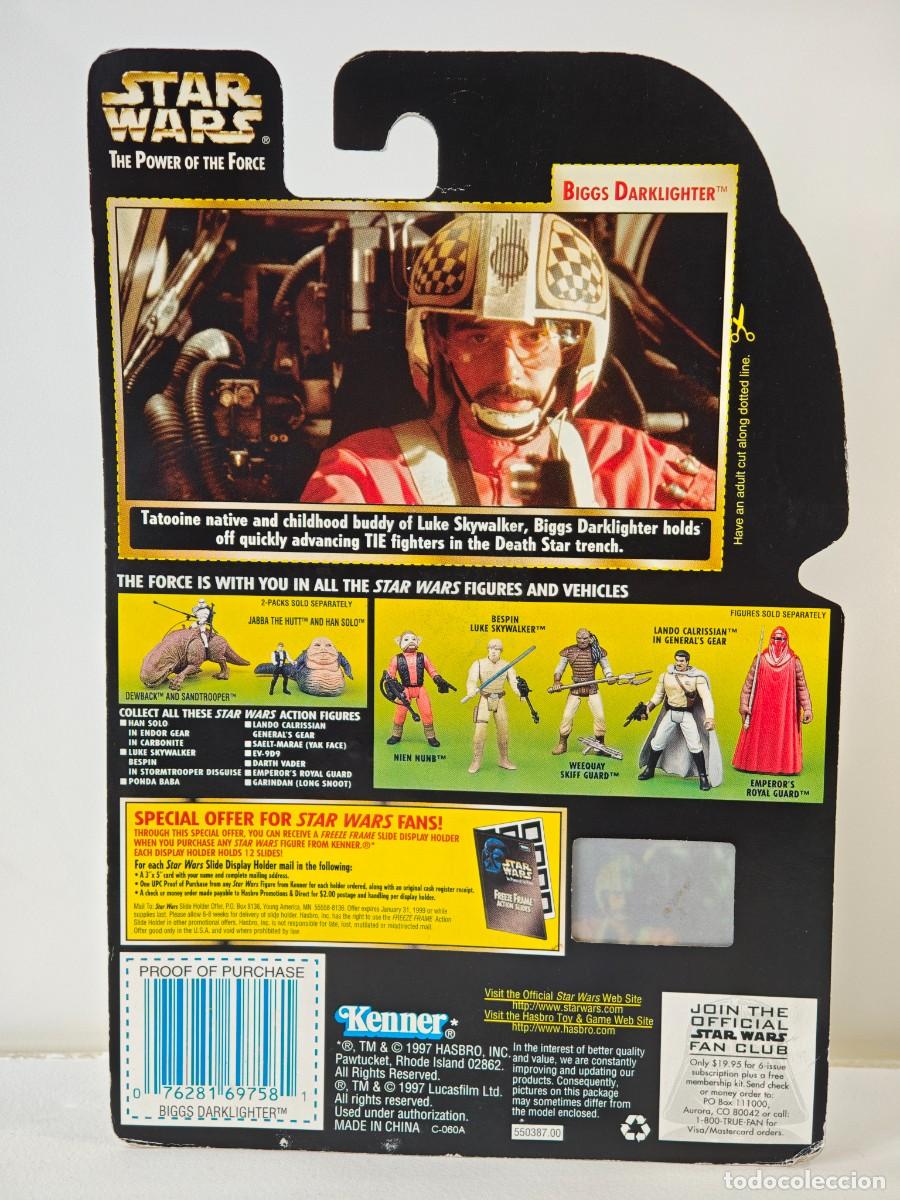 Figuras y mu&ntilde;ecos Star Wars: Star Wars Biggs DarkLighter POTF Freeze Frame - Foto 2