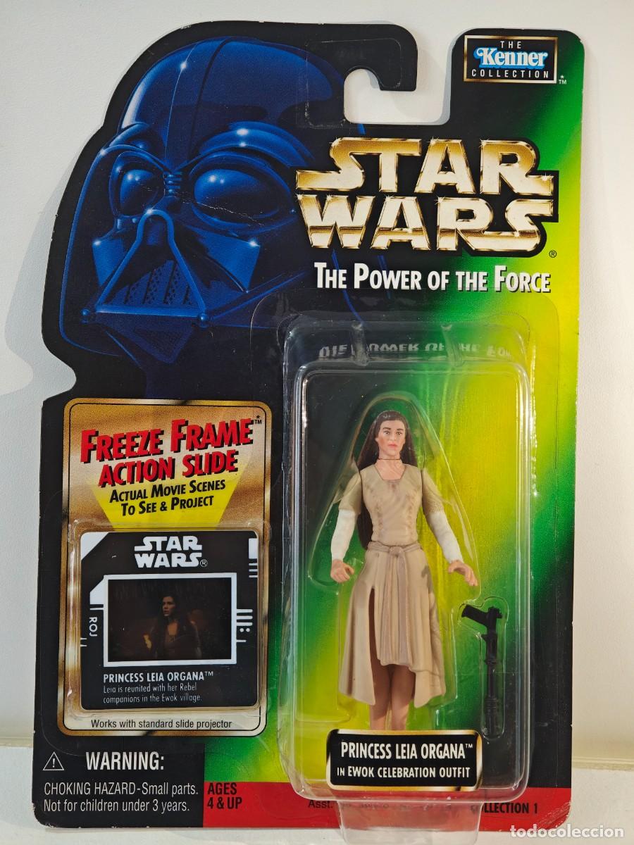 Figuras y Mu&ntilde;ecos Star Wars: Princess Leia Organa POTF Freeze Frame Ewok