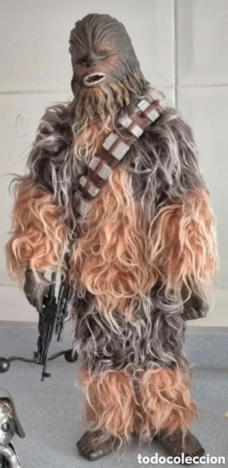 Figuras y Mu&ntilde;ecos Star Wars: Antigua figura de Star Wars Chewbacca 45 cent&iacute;metros