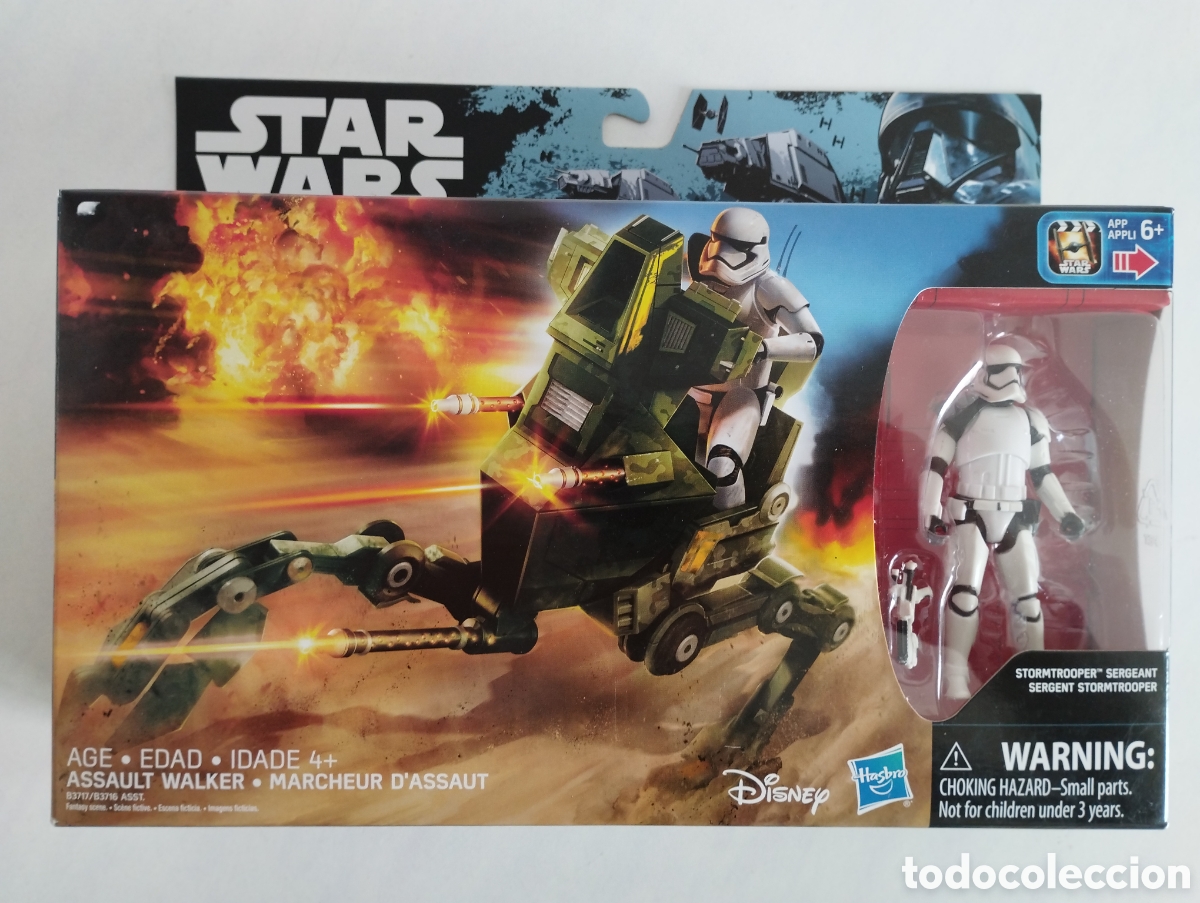 Figuras y Mu&ntilde;ecos Star Wars: STAR WARS ASSAULT WALKER STORMTROOPER SERGEANT CAJA SIN ABRIR HASBRO