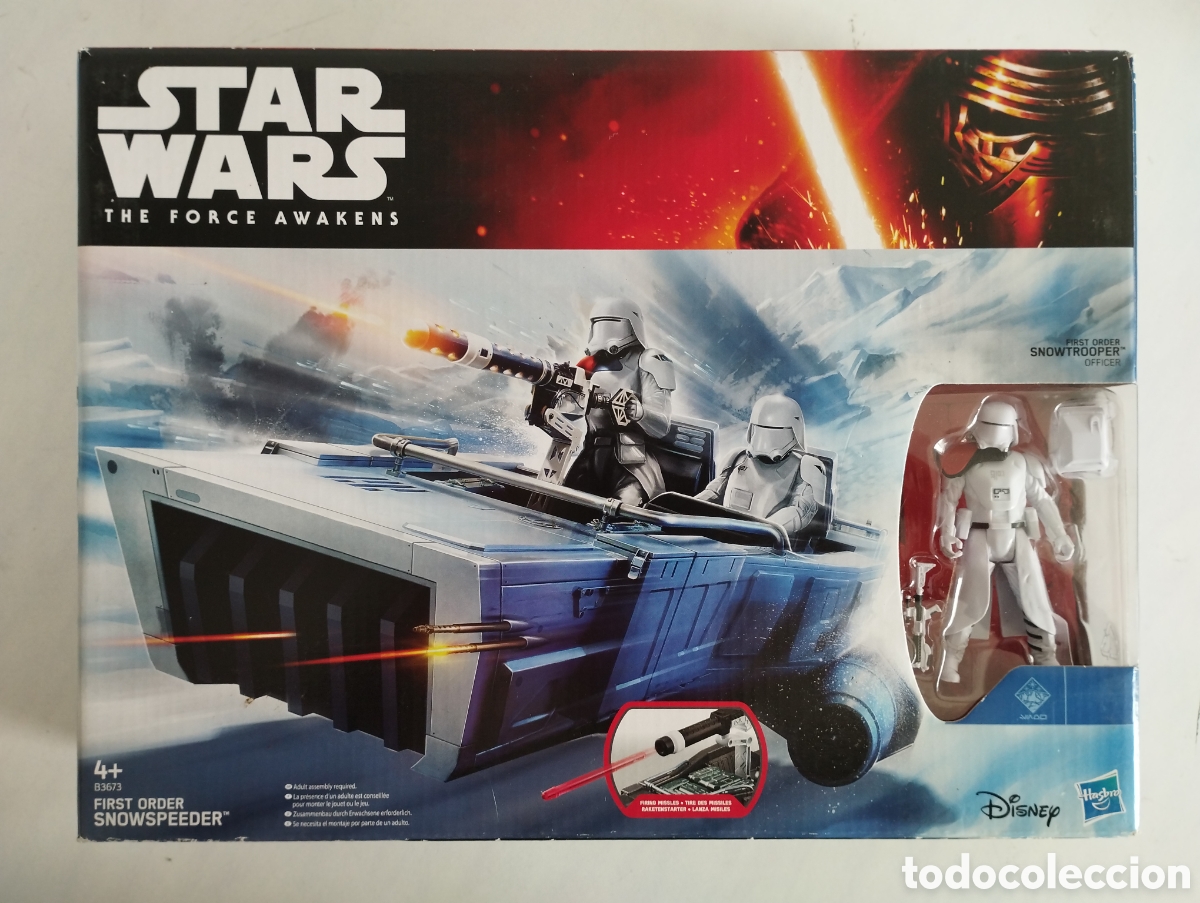 Figuras y Mu&ntilde;ecos Star Wars: STAR WARS FIRST ORDER SNOWSPEEDER THE FORCE AWAKENS CAJA SIN ABRIR HASBRO