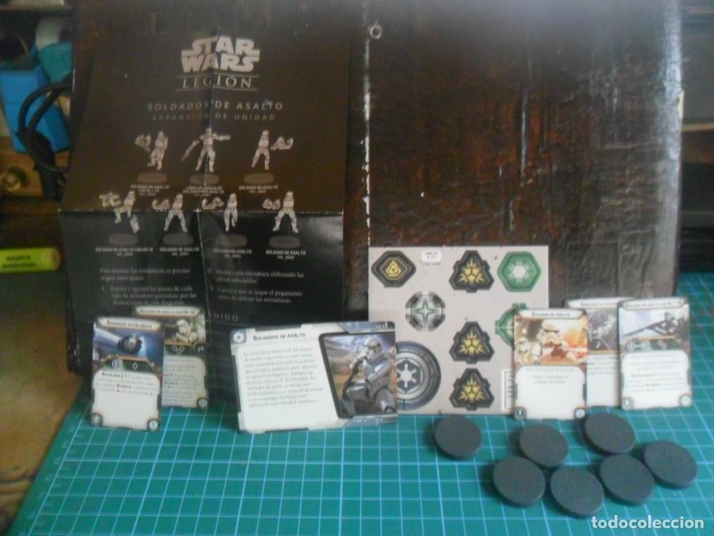 Figuras y Mu&ntilde;ecos Star Wars: 147- Lote Componentes Star Wars Legion - Stormtroopers - SIN figuras