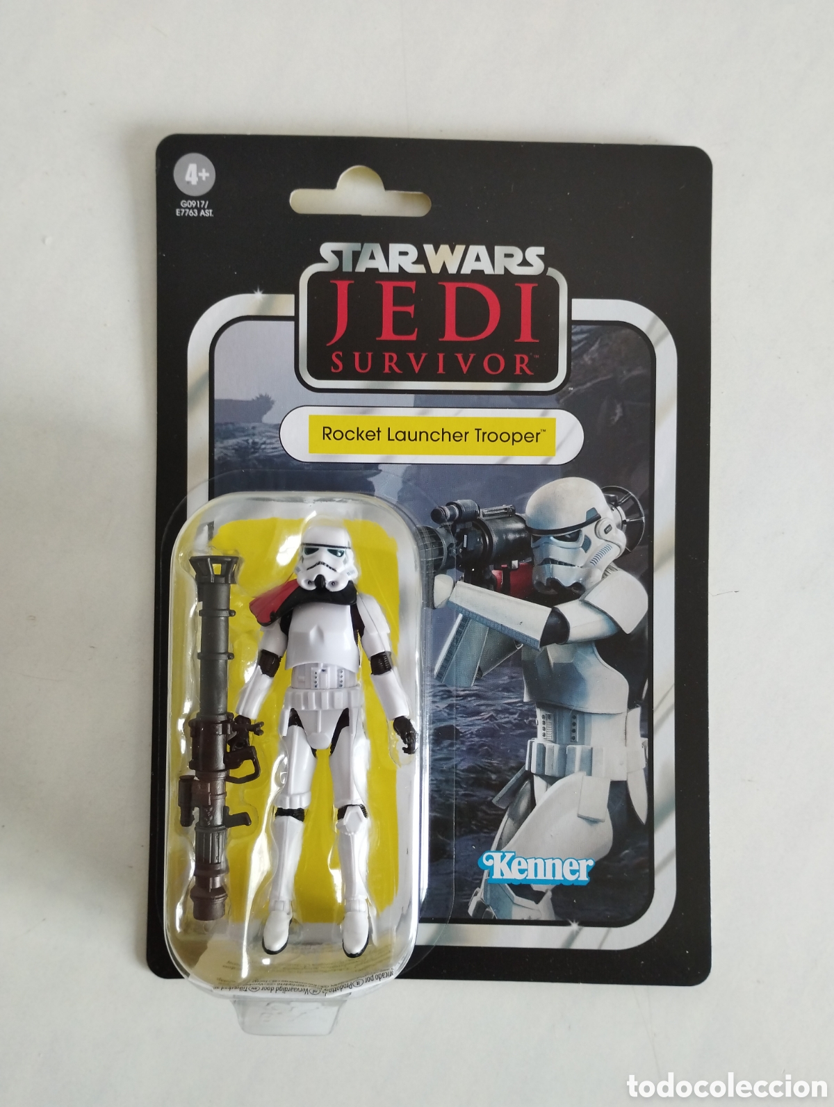 Figuras y Mu&ntilde;ecos Star Wars: STAR WARS ROCKET LAUNCHER TROOPER JEDI SURVIVOR THE VINTAGE COLLECTION BLISTER SIN ABRIR KENNER