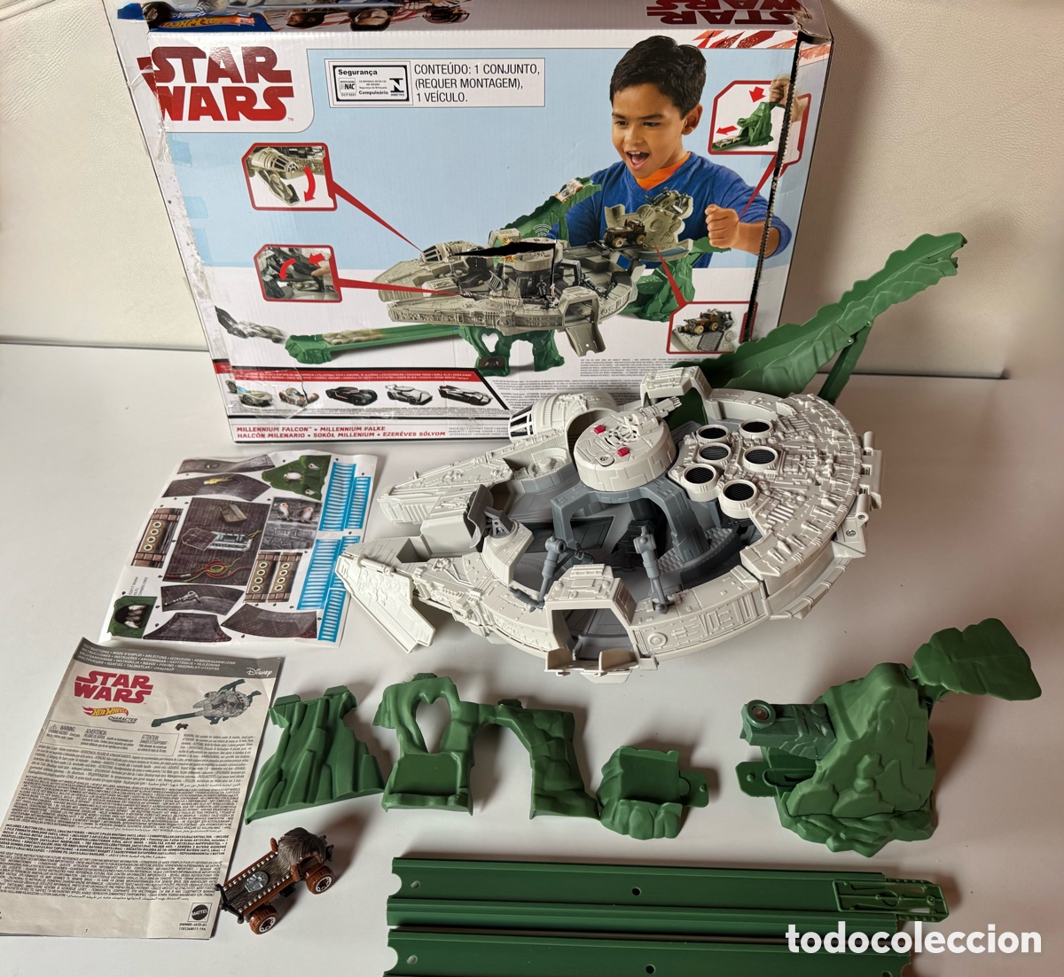 Figuras y mu&ntilde;ecos Star Wars: STAR WARS MILLENIUM FALCON LUZ SONIDO - Foto 3