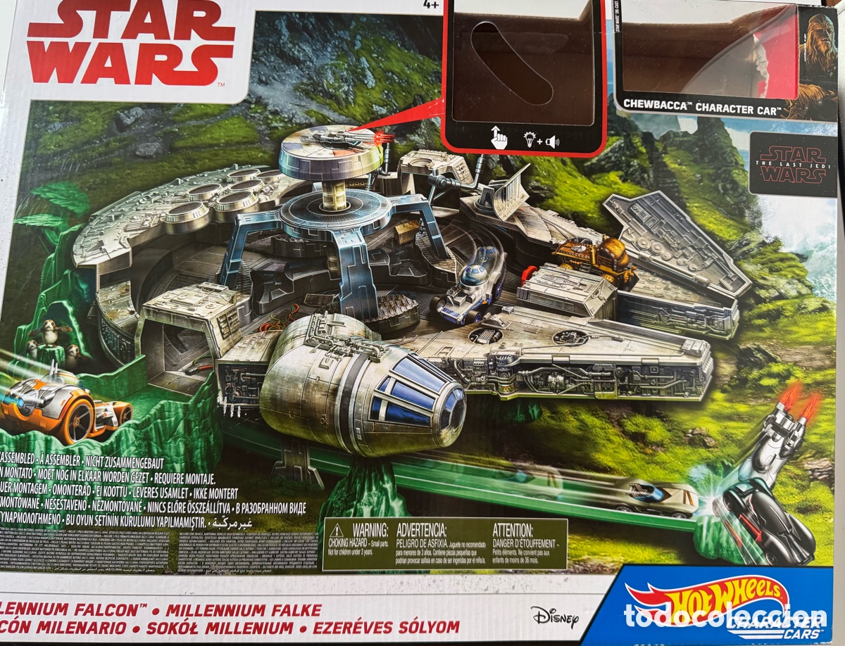 Figuras y mu&ntilde;ecos Star Wars: STAR WARS MILLENIUM FALCON LUZ SONIDO - Foto 5