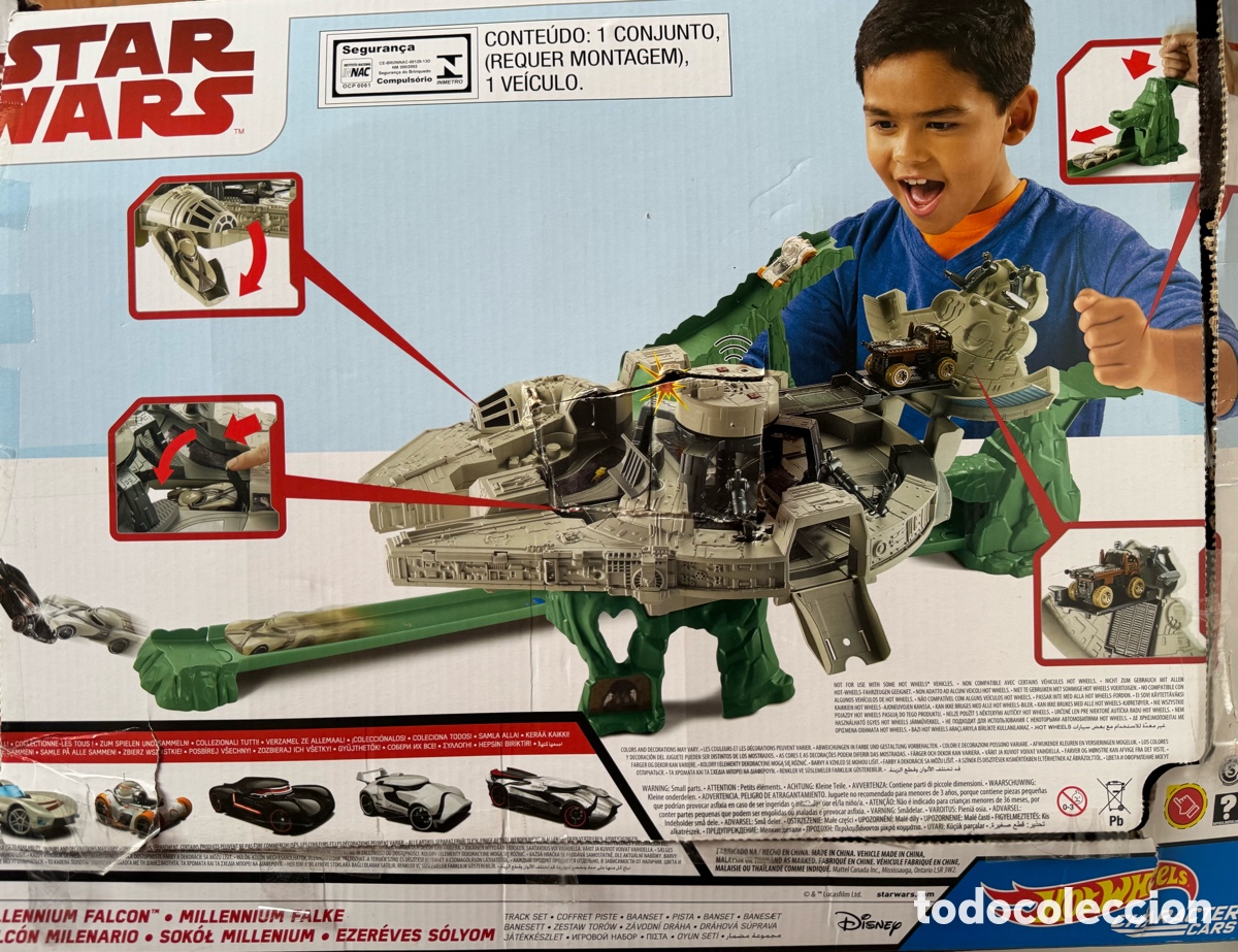 Figuras y mu&ntilde;ecos Star Wars: STAR WARS MILLENIUM FALCON LUZ SONIDO - Foto 4