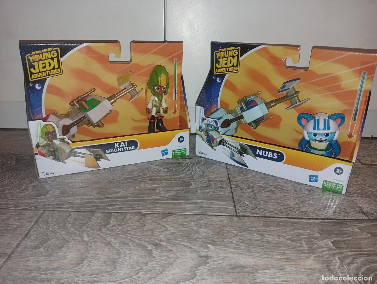 Figuras y Mu&ntilde;ecos Star Wars: Pack Star Wars Young Jedi Adventures que Nubs y Kai Brightstar Hasbro Disney