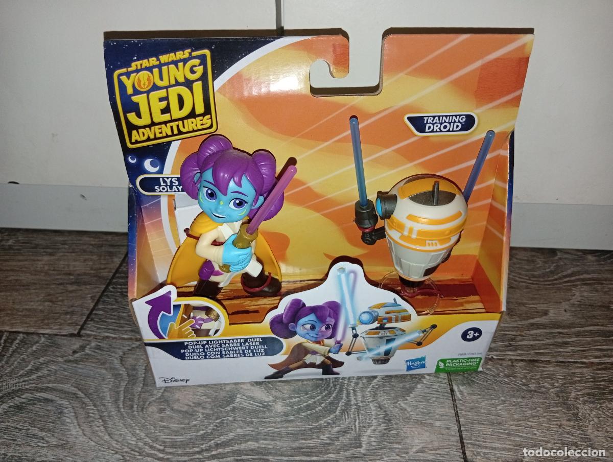 Figuras y Mu&ntilde;ecos Star Wars: Pack figuras Star Wars Young Jedi Adventures LYS Solay & Training Droid Hasbro Disney