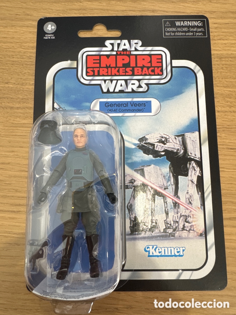 Figuras y Mu&ntilde;ecos Star Wars: Figura General Veers (AT-AT commander) Star Wars El Imperio contraataca Vintage Collection Hasbro