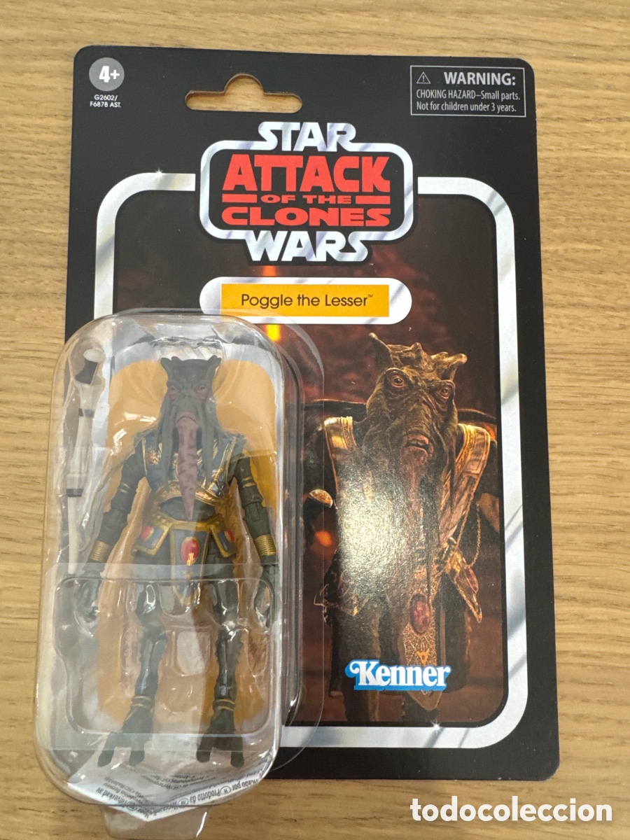 Figuras y Mu&ntilde;ecos Star Wars: Figura Poggle The Lesser Star Wars Attack Of The Clones Vintage Collection Hasbro (VC 391)