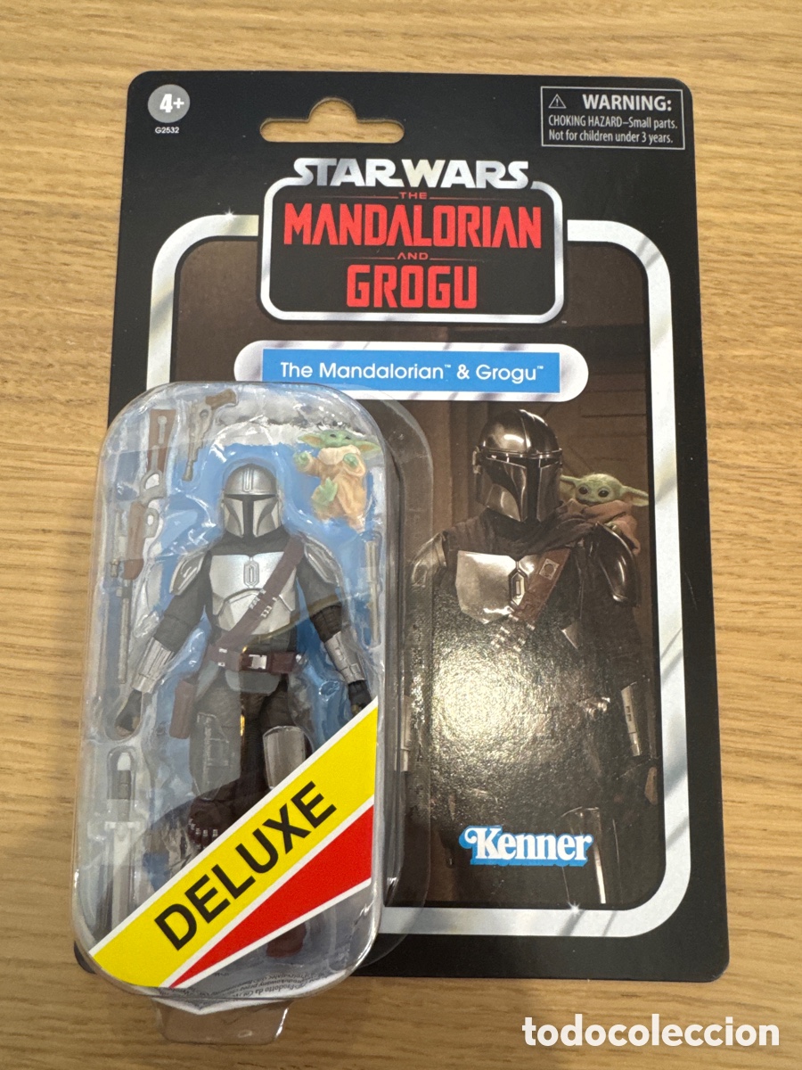 Figuras y Mu&ntilde;ecos Star Wars: Figuras The Mandalorian & Grogu Deluxe Star Wars The Vintage Collection Hasbro (VC 395)