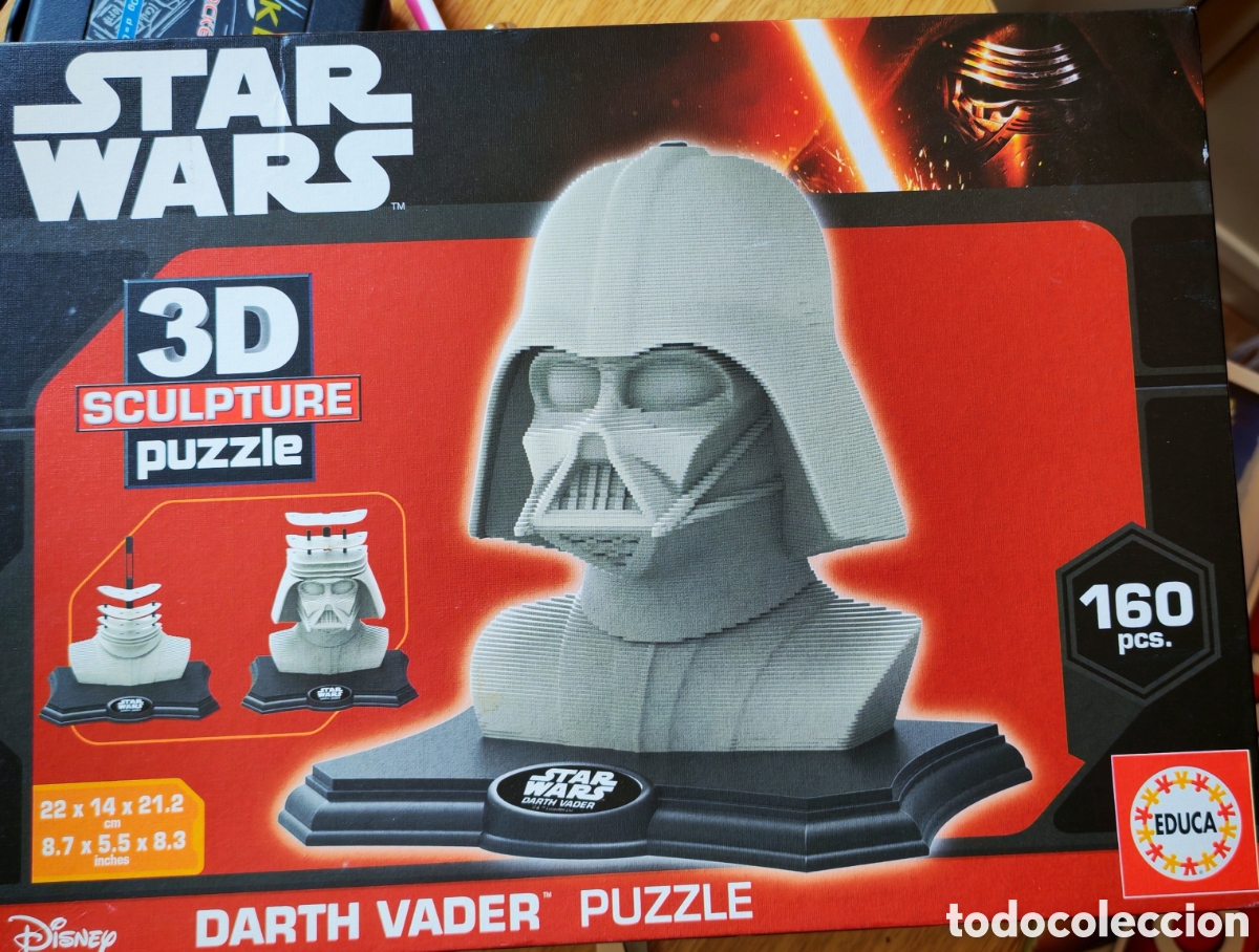 Figuras y Mu&ntilde;ecos Star Wars: STAR WARS. 3D Sculpture Puzzle. Educa. 2015.