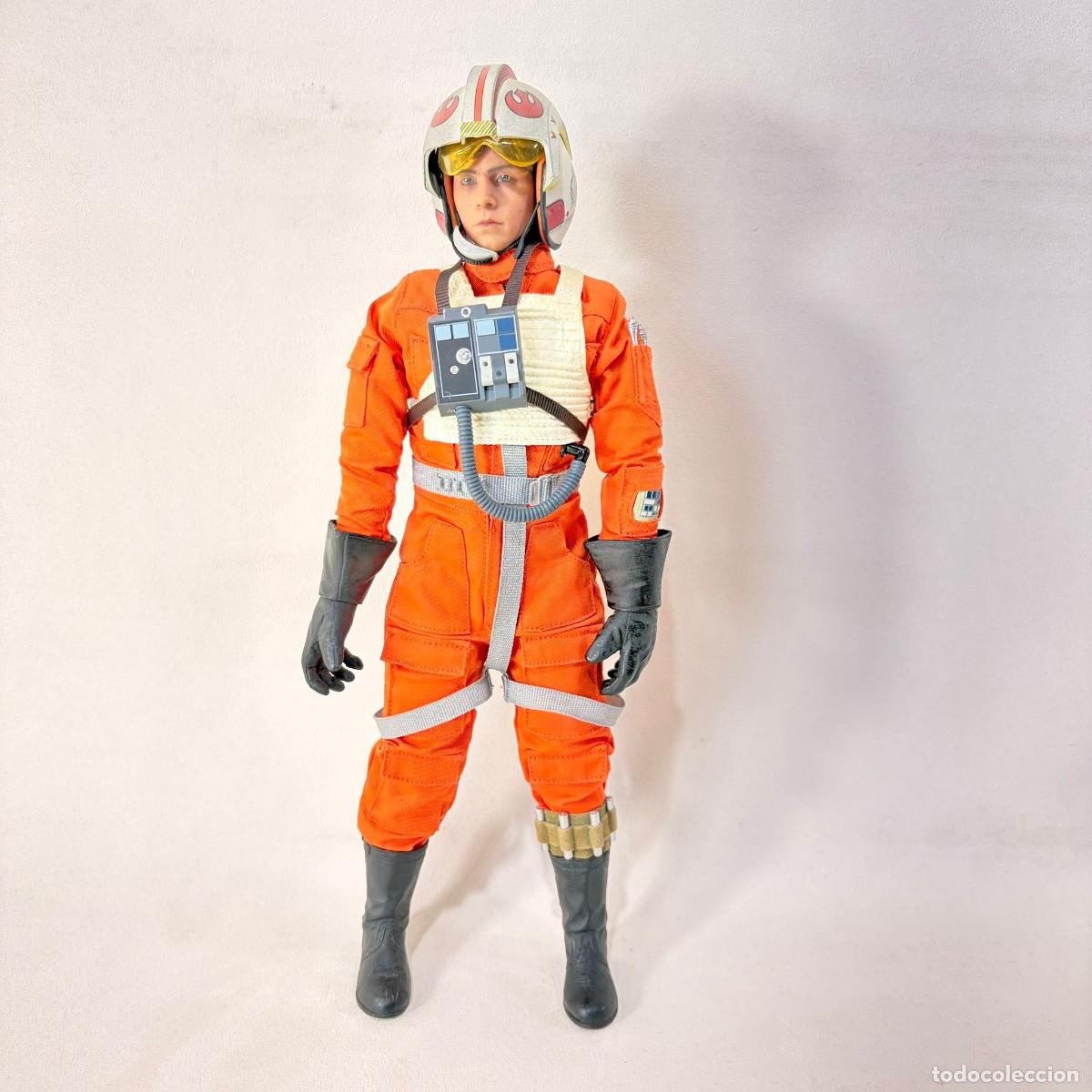 Figuras y Mu&ntilde;ecos Star Wars: FIGURA STAR WARS - SIDESHOW - LUKE SKYWALKER RED FIVE X-WING PILOT - ESCALA 1/6