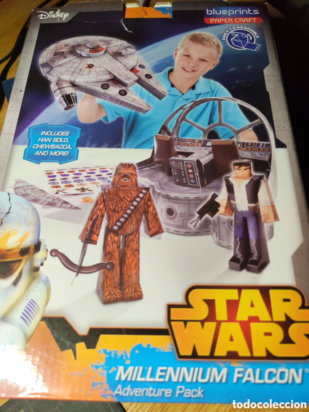 Figuras y Mu&ntilde;ecos Star Wars: STAR WARS. Juego de construccion. Puzzle 3D Millenium Falcon Adventure. Giochi Preciosi. 2015