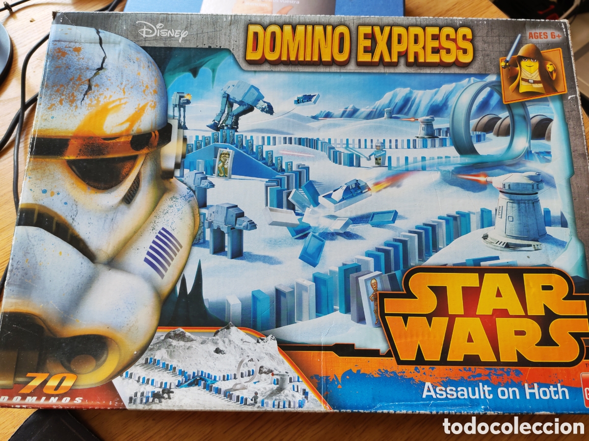 Figuras y Mu&ntilde;ecos Star Wars: STAR WARS. Domin&oacute; Express: Assault on Hoth. Juego de mesa domin&oacute; tematico. Goliath.