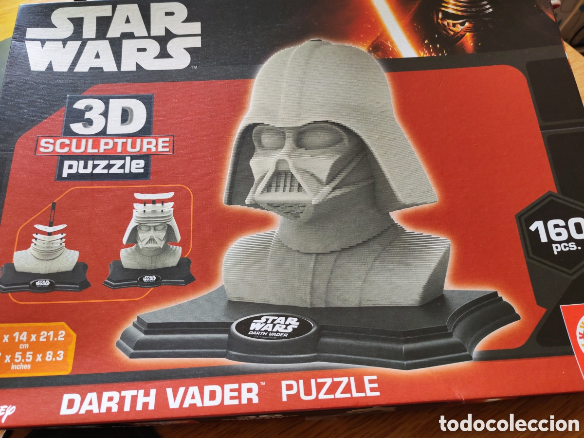 Figuras y Mu&ntilde;ecos Star Wars: Star Wars. Puzzle 3D 160 piezas Darth Vader. Educa. 2015