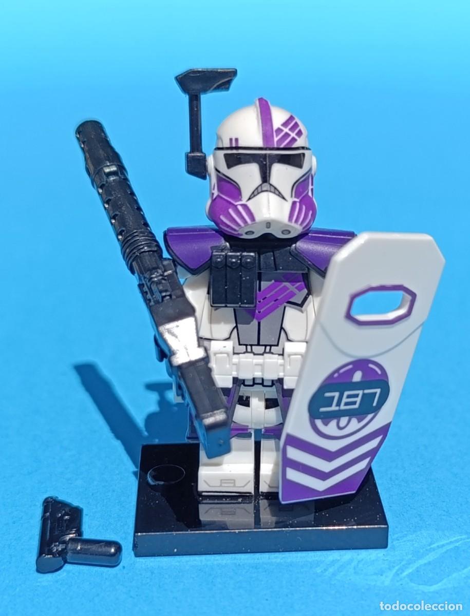 Figuras y Mu&ntilde;ecos Star Wars: 187th Clone Trooper (Star Wars) Minifigura Figura Minifigure Figure Minifig Mu&ntilde;eco