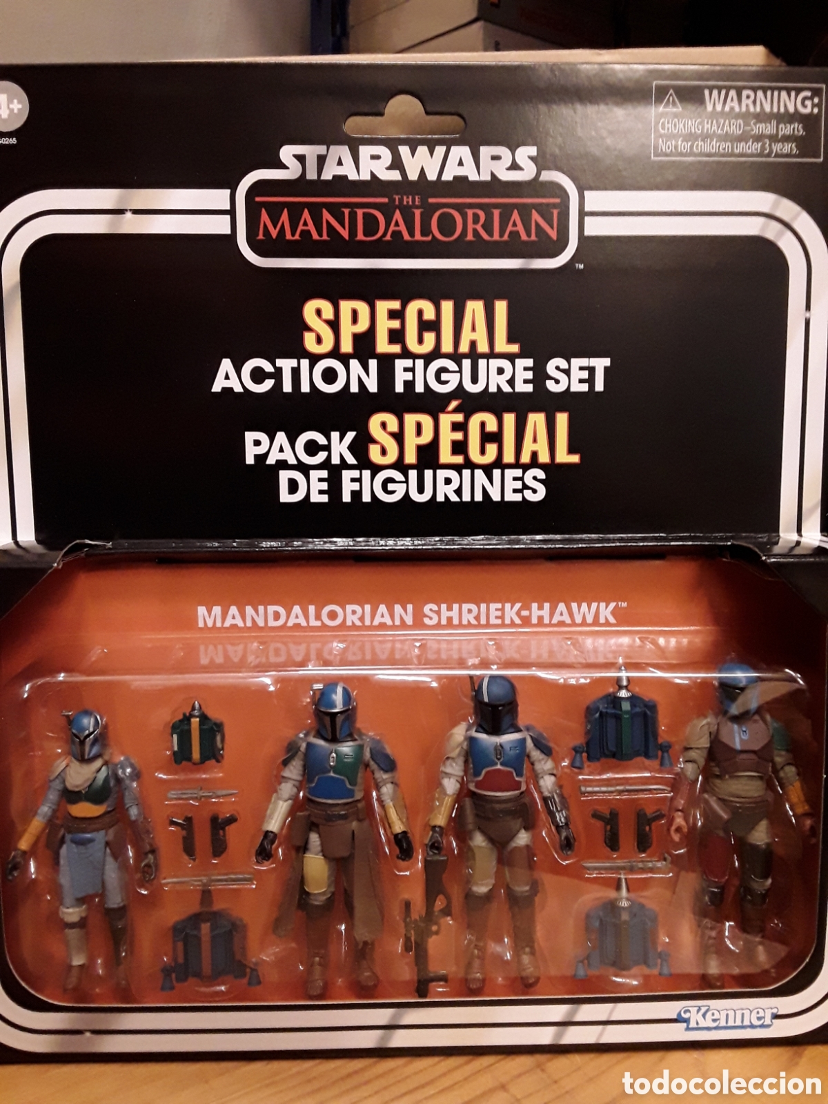 Figuras y Mu&ntilde;ecos Star Wars: Pack 4 Figuras Shriek-Hawk The Mandalorian The Vintage Collection Star Wars