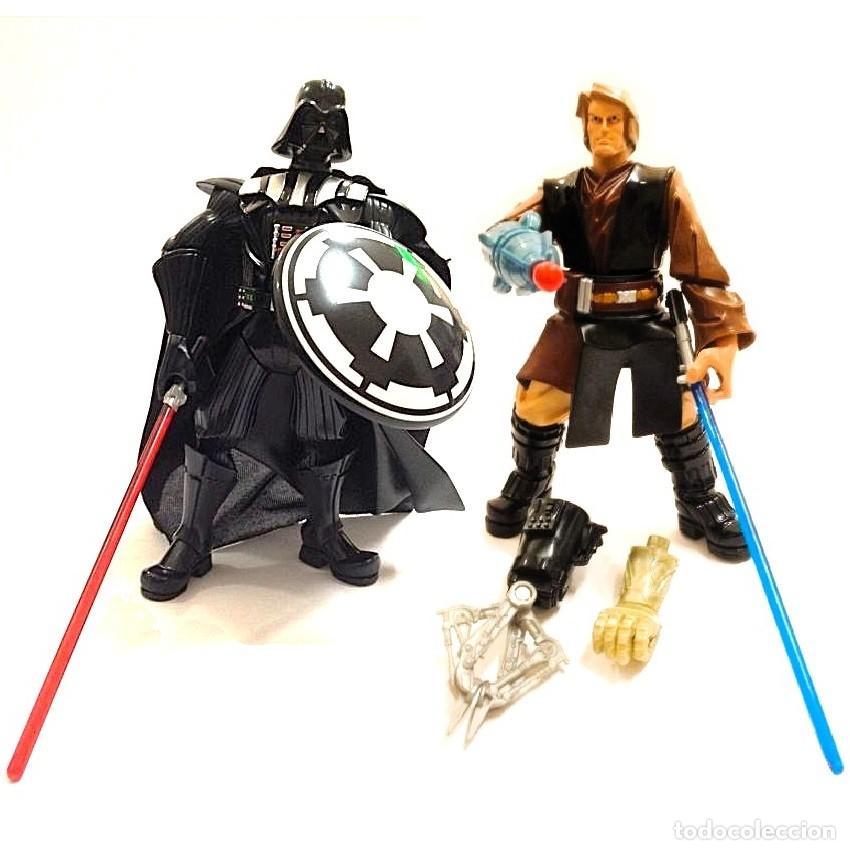 Figuras y Mu&ntilde;ecos Star Wars: STAR WARS FIGURAS DE ACCI&Oacute;N ANAKIN SKYWALKER DARTH VADER FORCE BATTLERS 7&rdquo; (18 cm) HASBRO 2005 FB01