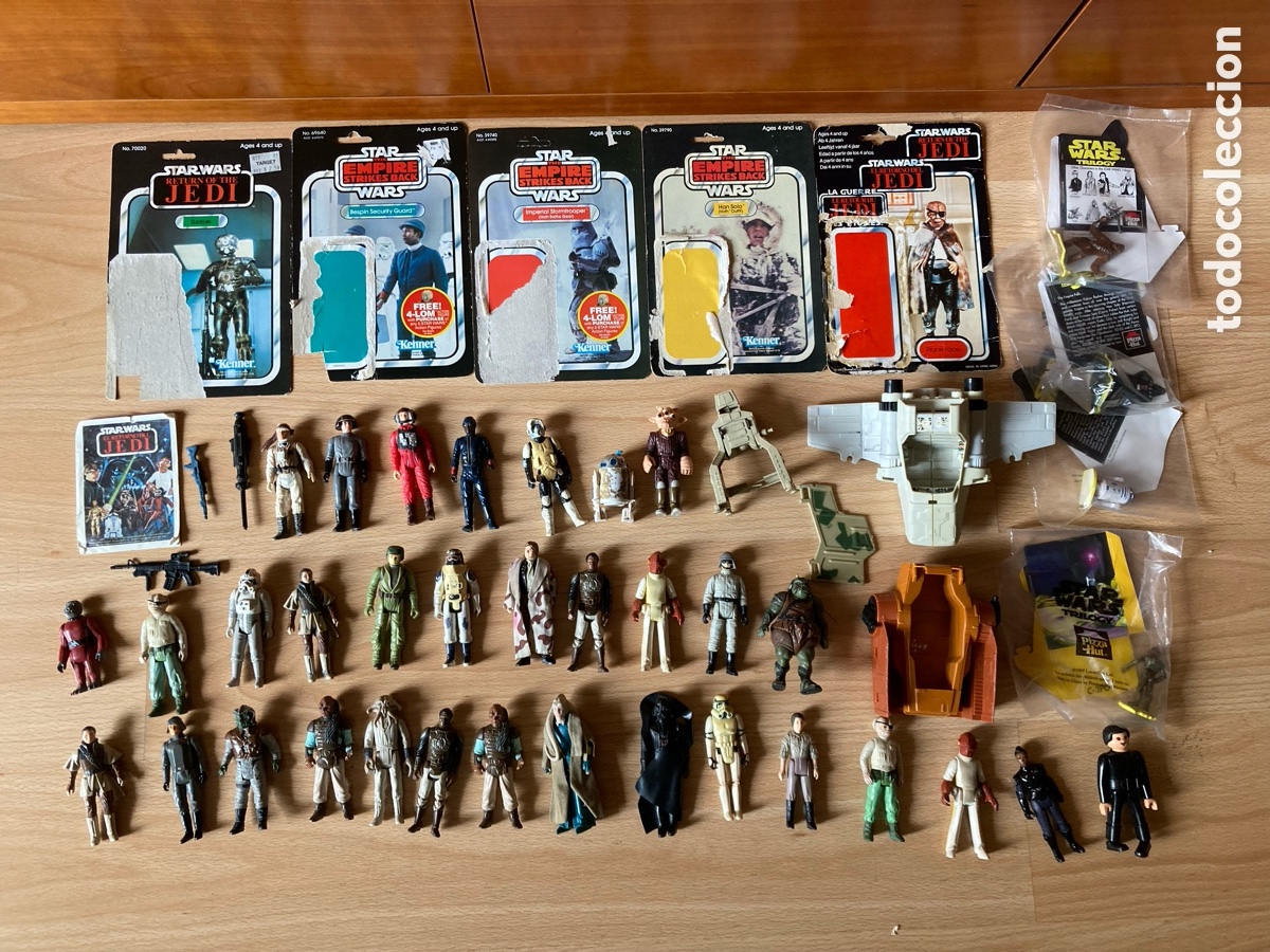Figuras y Mu&ntilde;ecos Star Wars: LOTE STAR WARS VINTAGE KENNER PBP POCH