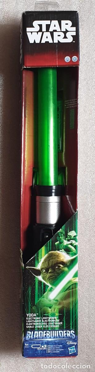 Figuras y Mu&ntilde;ecos Star Wars: Star Wars- Bladebuilders Yoda Electronic Lightsabre- Hasbro