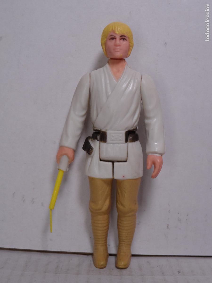 Figuras y Mu&ntilde;ecos Star Wars: FIGURA STAR WARS VINTAGE LUKE SKYWALKER FARMBOY (PELO AMARILLO) 1977 KENNER HONG KONG COMPLETA