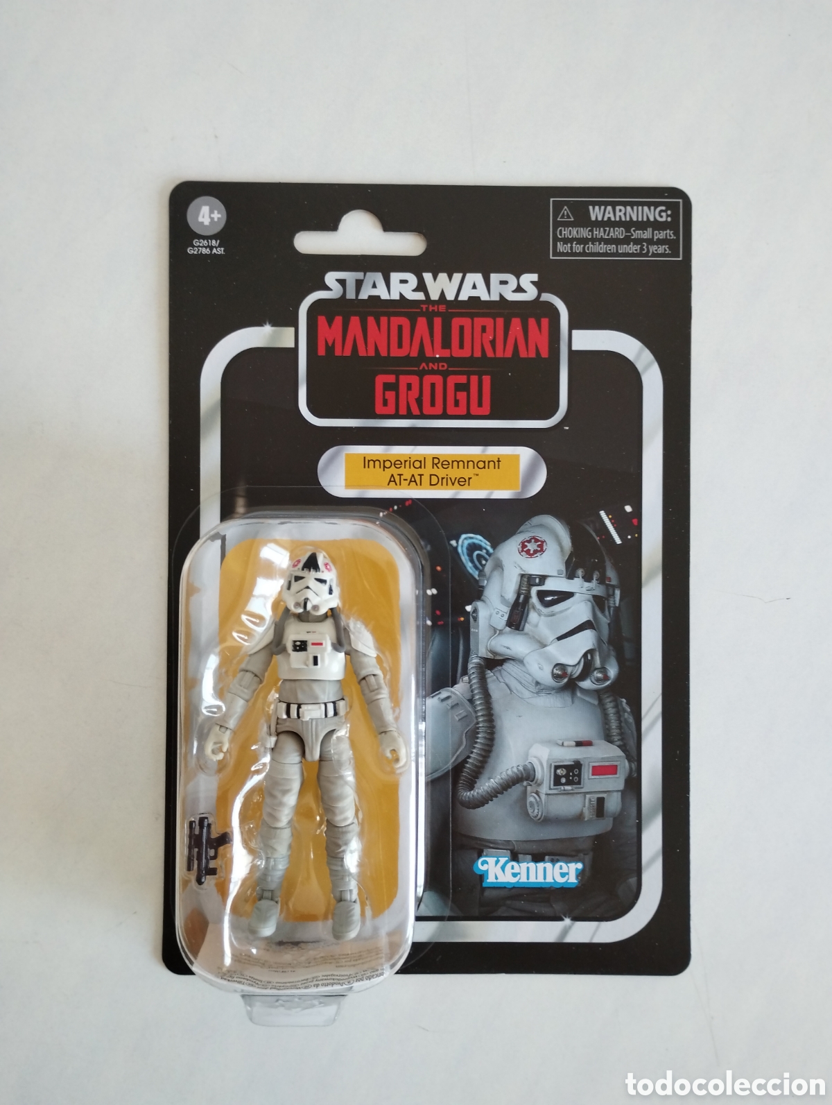 Figuras y Mu&ntilde;ecos Star Wars: STAR WARS IMPERIAL REMNANT AT-AT DRIVER THE MANDALORIAN AND GROGU THE VINTAGE COLLECTION SIN ABRIR