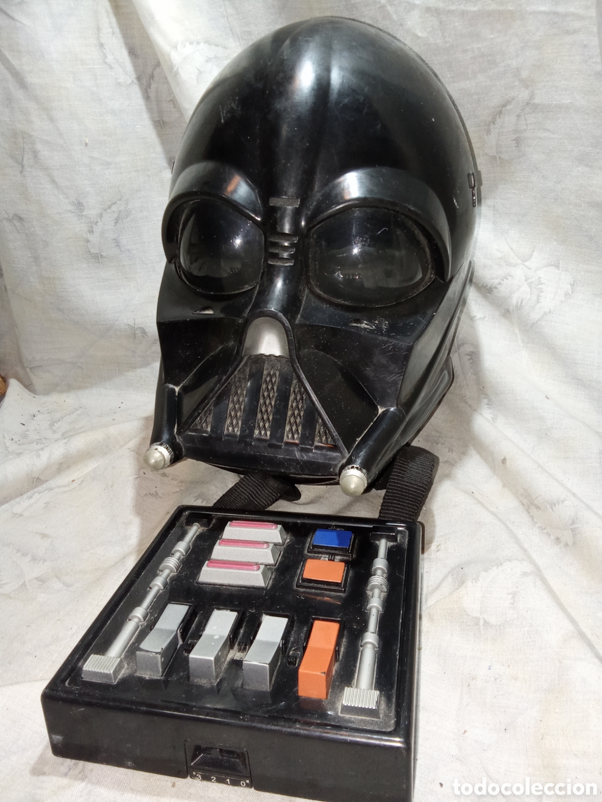 Figuras y Mu&ntilde;ecos Star Wars: M&Aacute;SCARA DE DARTH VADER PARA COMPLETAR FALTA EL CASCO