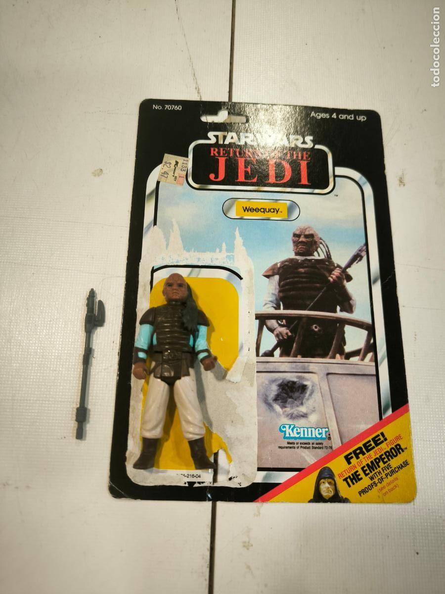 Figuras y Mu&ntilde;ecos Star Wars: star wars el retorno del jedi weeqay kenner