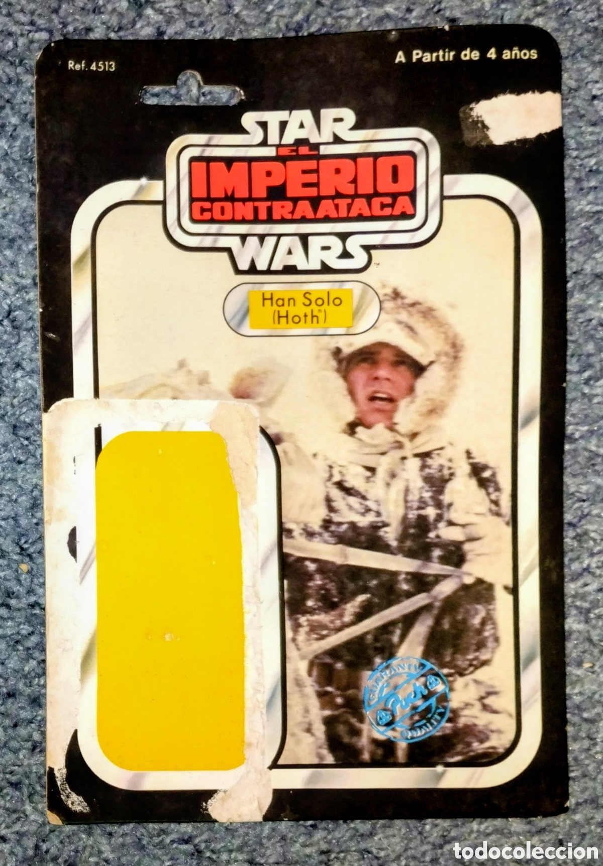 Figuras y Mu&ntilde;ecos Star Wars: STAR WARS &rdquo;HAN SOLO (HOLT)&rdquo; CART&Oacute;N del IMPERIO CONTRAATACA (ver fotos)