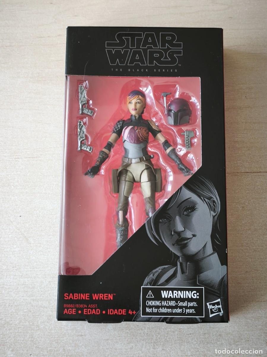 Figuras y Mu&ntilde;ecos Star Wars: Figura Star Wars 6&rdquo; Sabine Wren (Rebels) The Black Series 33 Disney Hasbro 2016