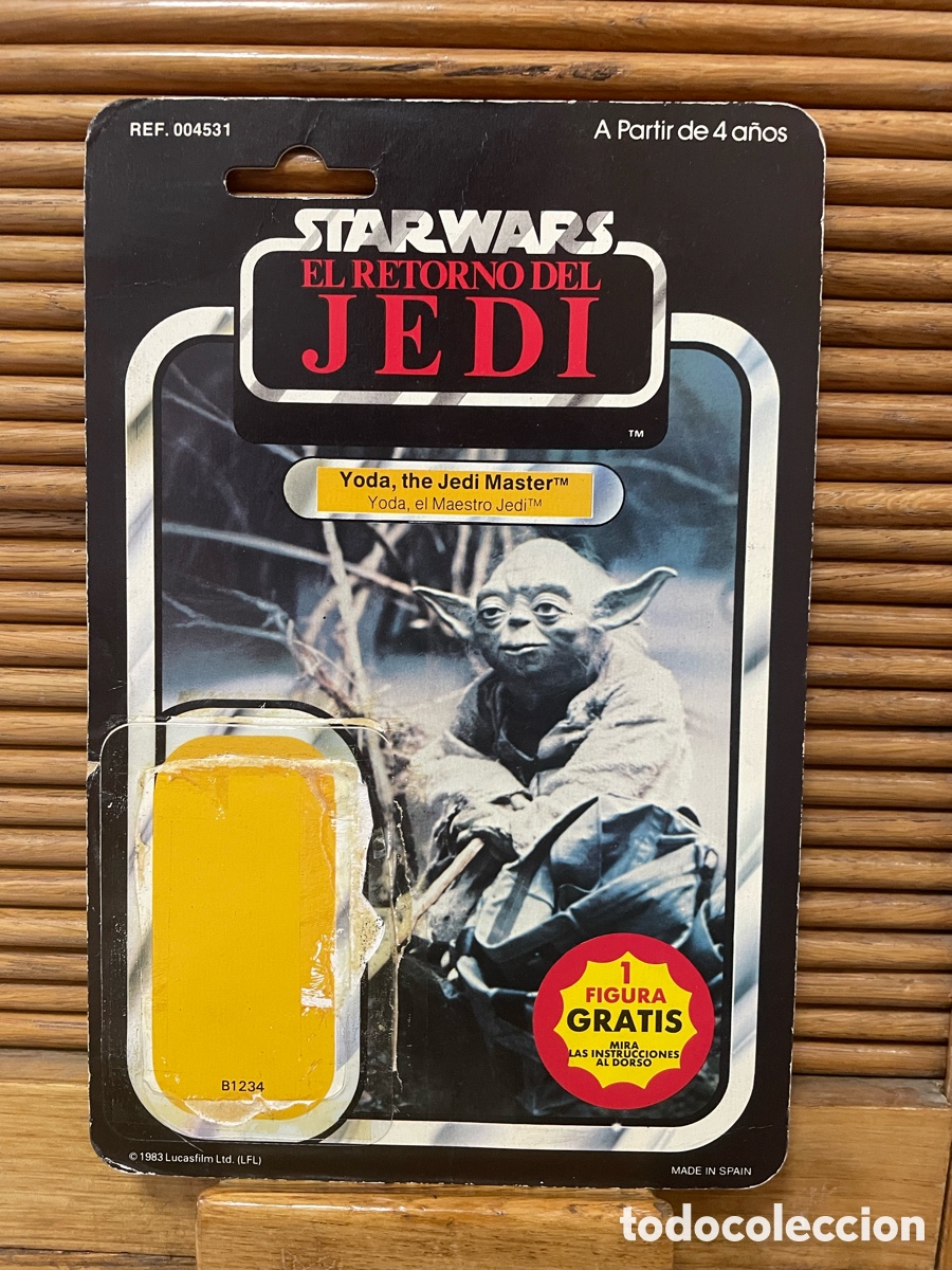 Figuras y Mu&ntilde;ecos Star Wars: star wars pbp yoda cardback