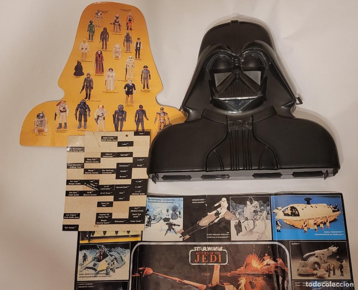 Figuras y Mu&ntilde;ecos Star Wars: MALETIN DARTH VADER KENNER VINTAGE STAR WARS + POSTER + INSERT + PEGATINAS