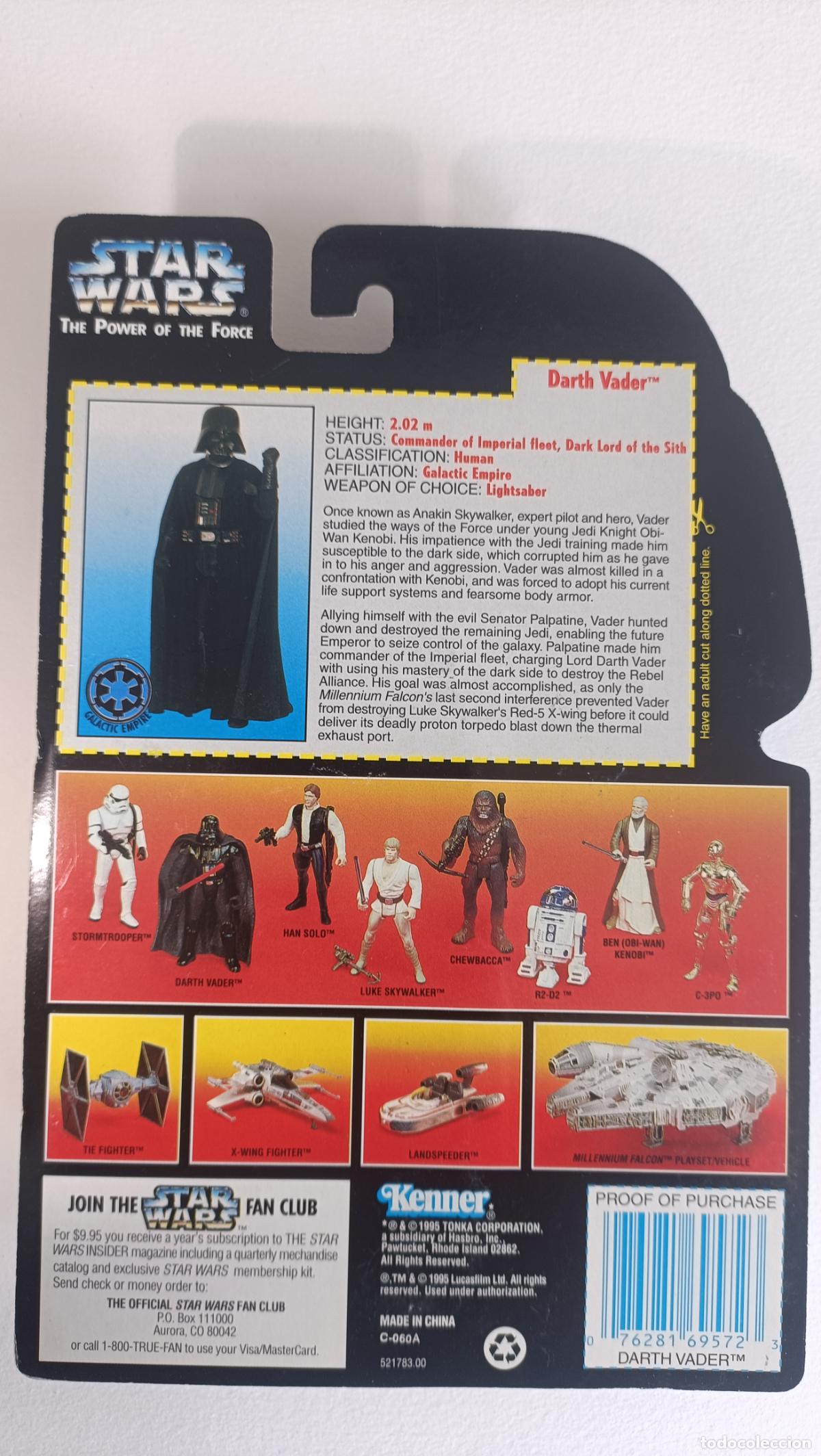 Figuras y mu&ntilde;ecos Star Wars: Darth Vader Star Wars POTF - Foto 2