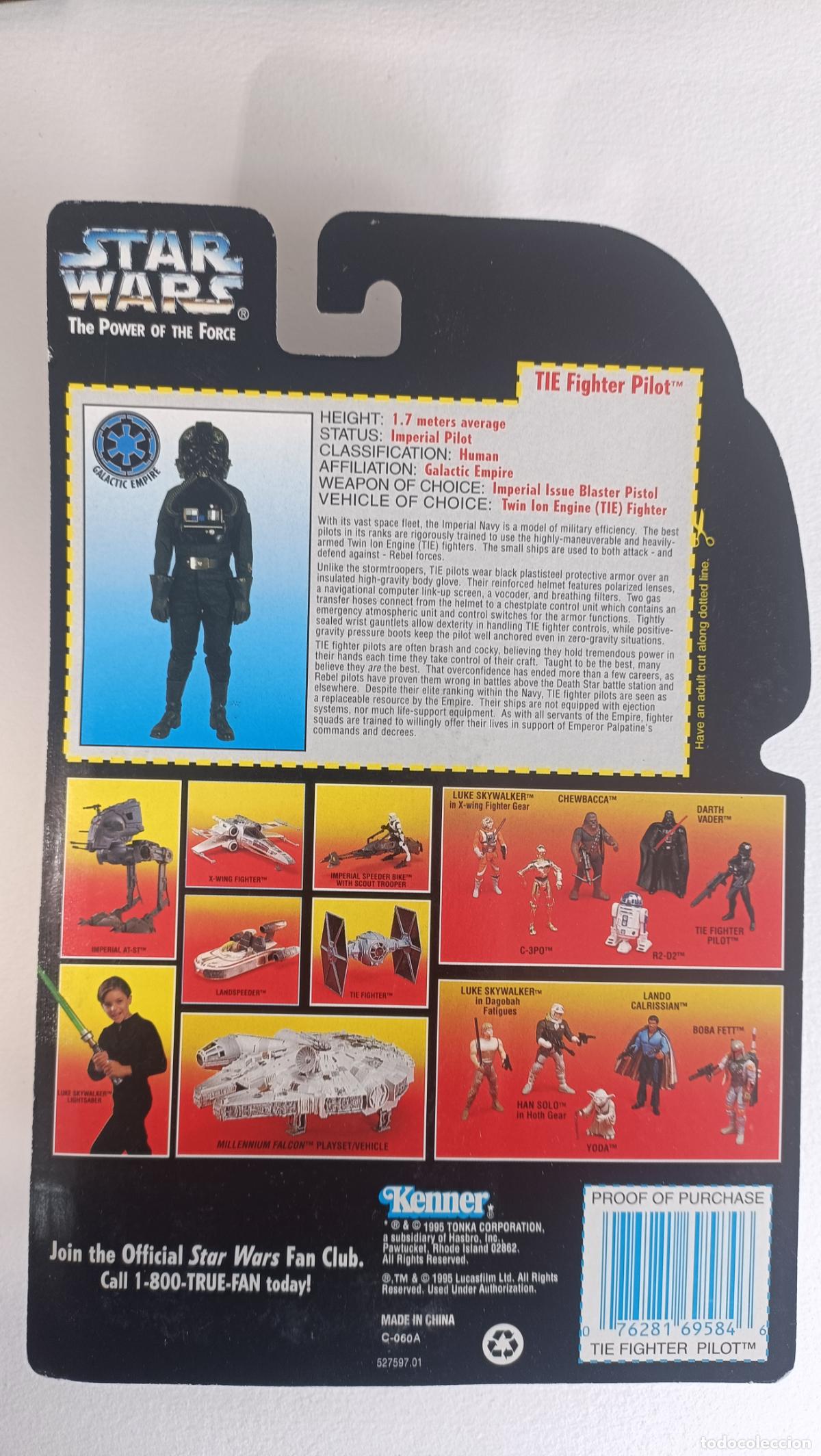 Figuras y mu&ntilde;ecos Star Wars: TIE Fighter Pilot Star Wars POTF - Foto 2