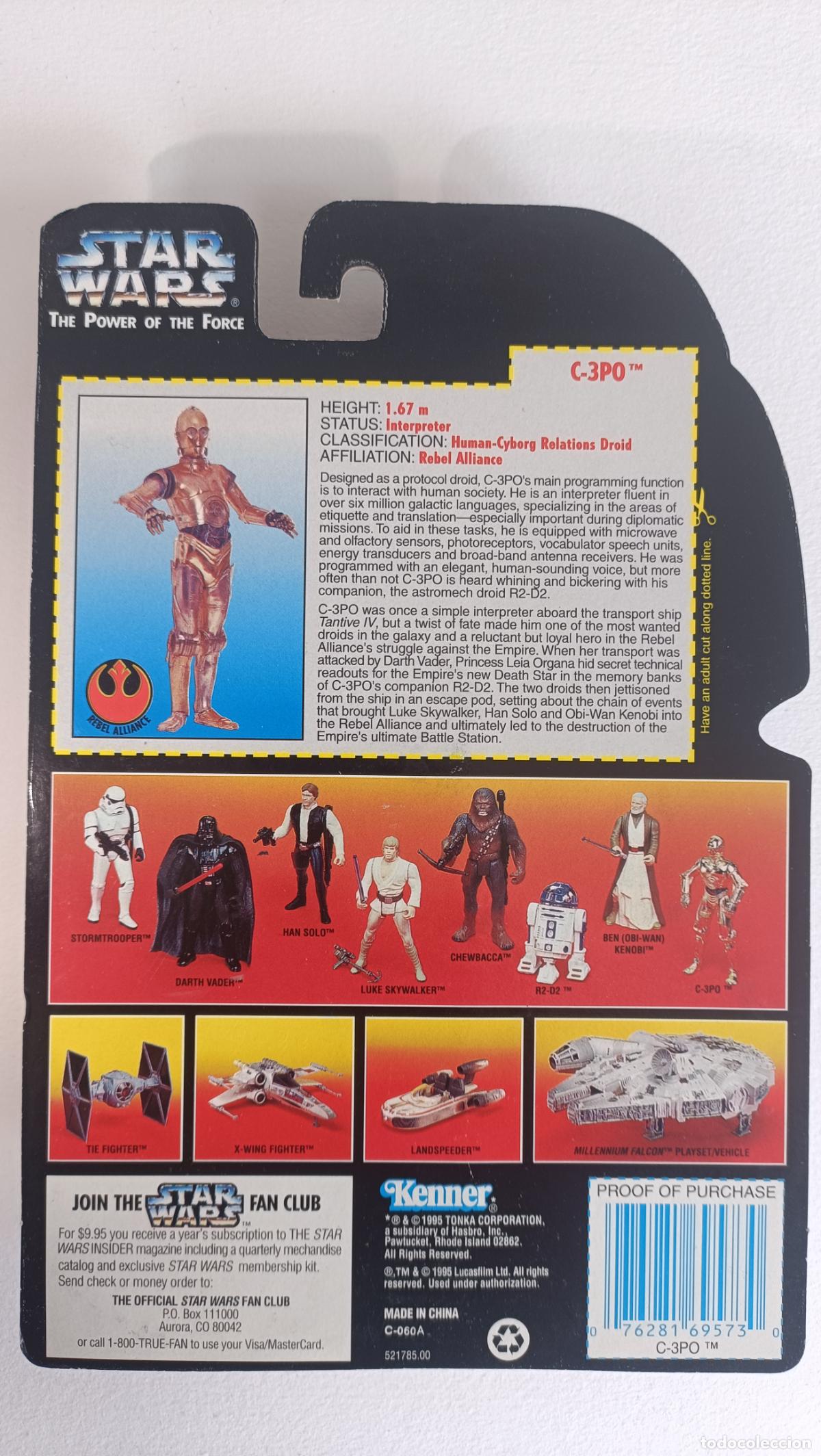 Figuras y mu&ntilde;ecos Star Wars: C-3PO Star Wars POTF - Foto 2