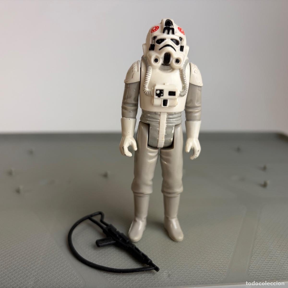 Figuras y Mu&ntilde;ecos Star Wars: Figura mu&ntilde;eco At At Driver con rifle Star wars Unitoy 1980 original hong kong Kenner arma
