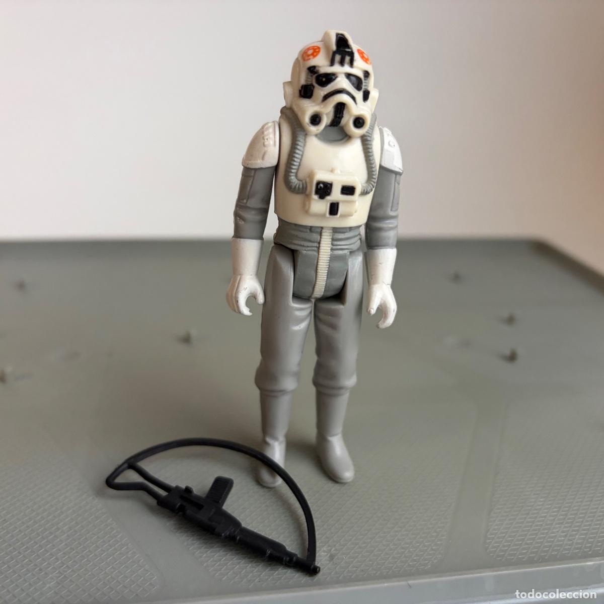 Figuras y Mu&ntilde;ecos Star Wars: Figura mu&ntilde;eco At At Driver con rifle Star wars Smile 1980 original hong kong Kenner arma No coo