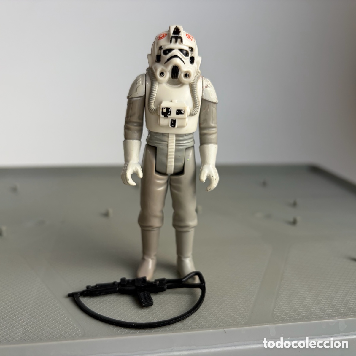 Figuras y Mu&ntilde;ecos Star Wars: Figura mu&ntilde;eco At At Driver con rifle Star wars Kader 1980 original hong kong Kenner arma