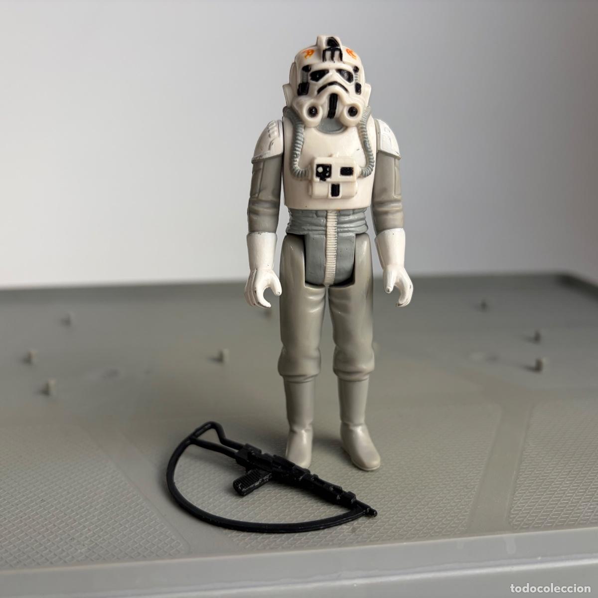 Figuras y Mu&ntilde;ecos Star Wars: Figura mu&ntilde;eco At At Driver con rifle Star wars Smile 1980 original hong kong Kenner arma