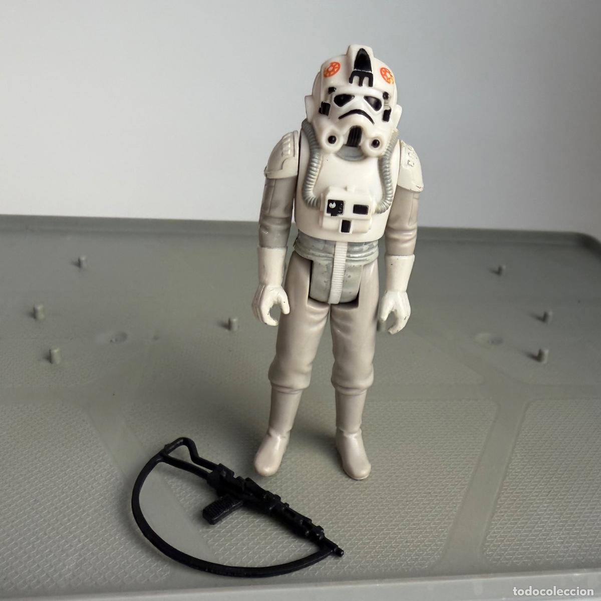 Figuras y Mu&ntilde;ecos Star Wars: Figura mu&ntilde;eco At At Driver con rifle Star wars 1980 original hong kong Kenner arma no coo